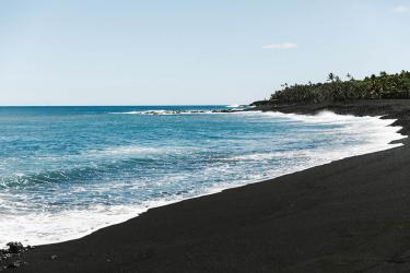 Island of Hawaii Black Sand Beaches