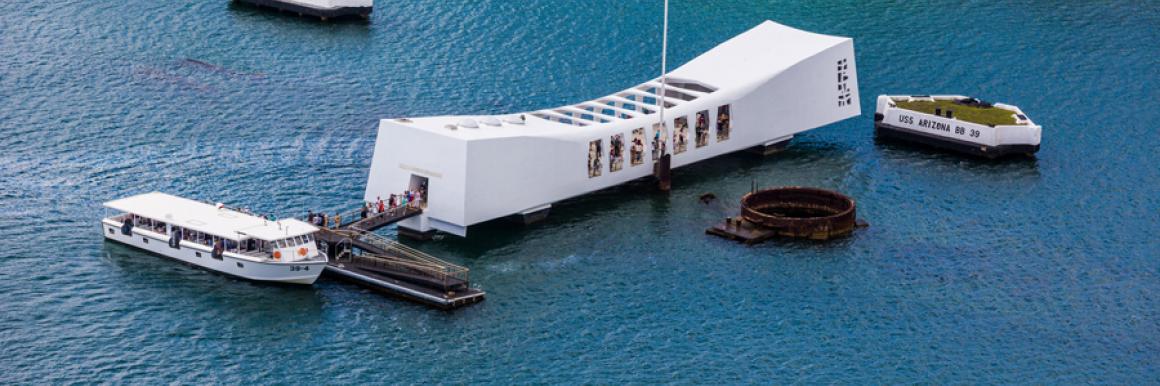 Pearl Harbor daytime outside shot