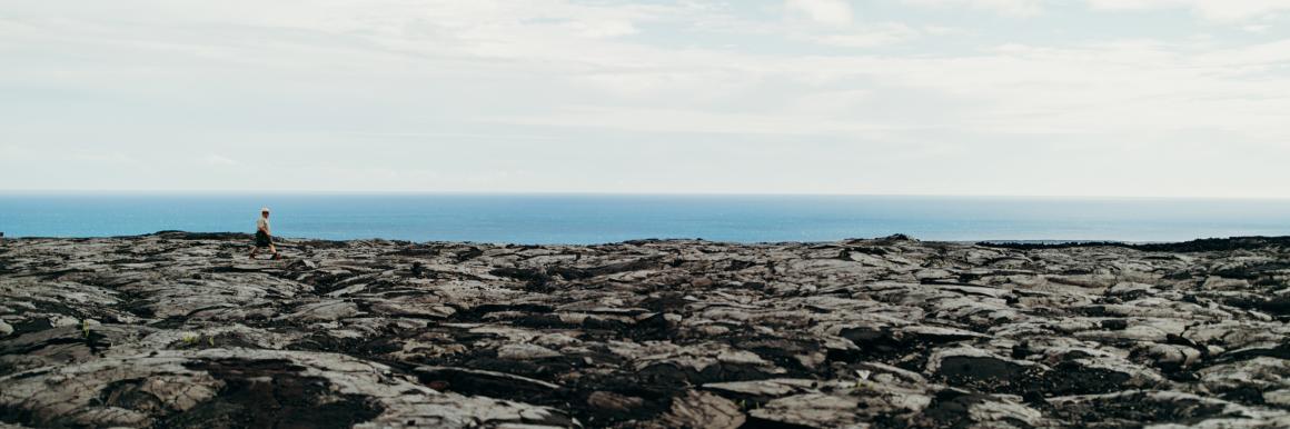 Lava fields of Hawaii Volcanoes National Park