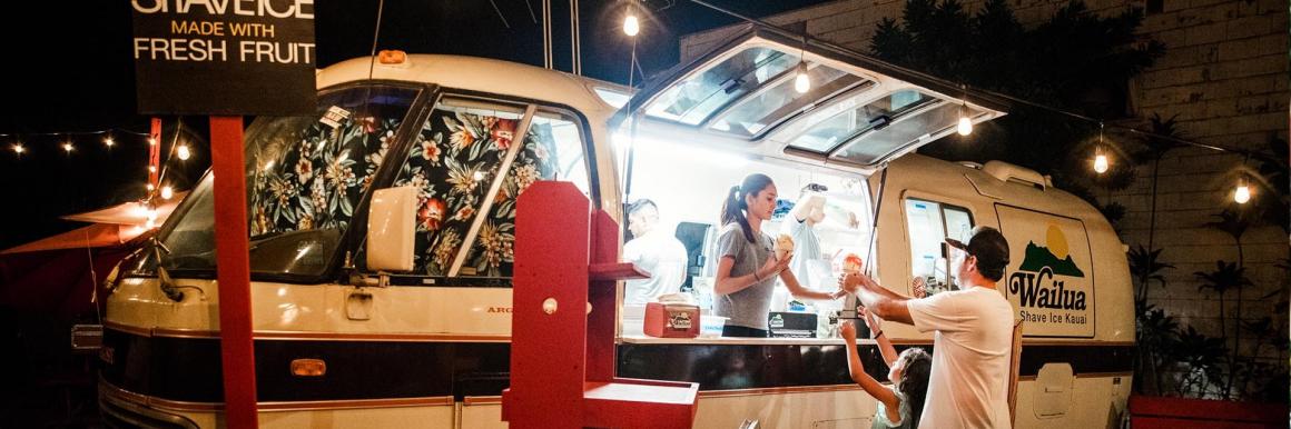 Shave Ice Truck in Kauai