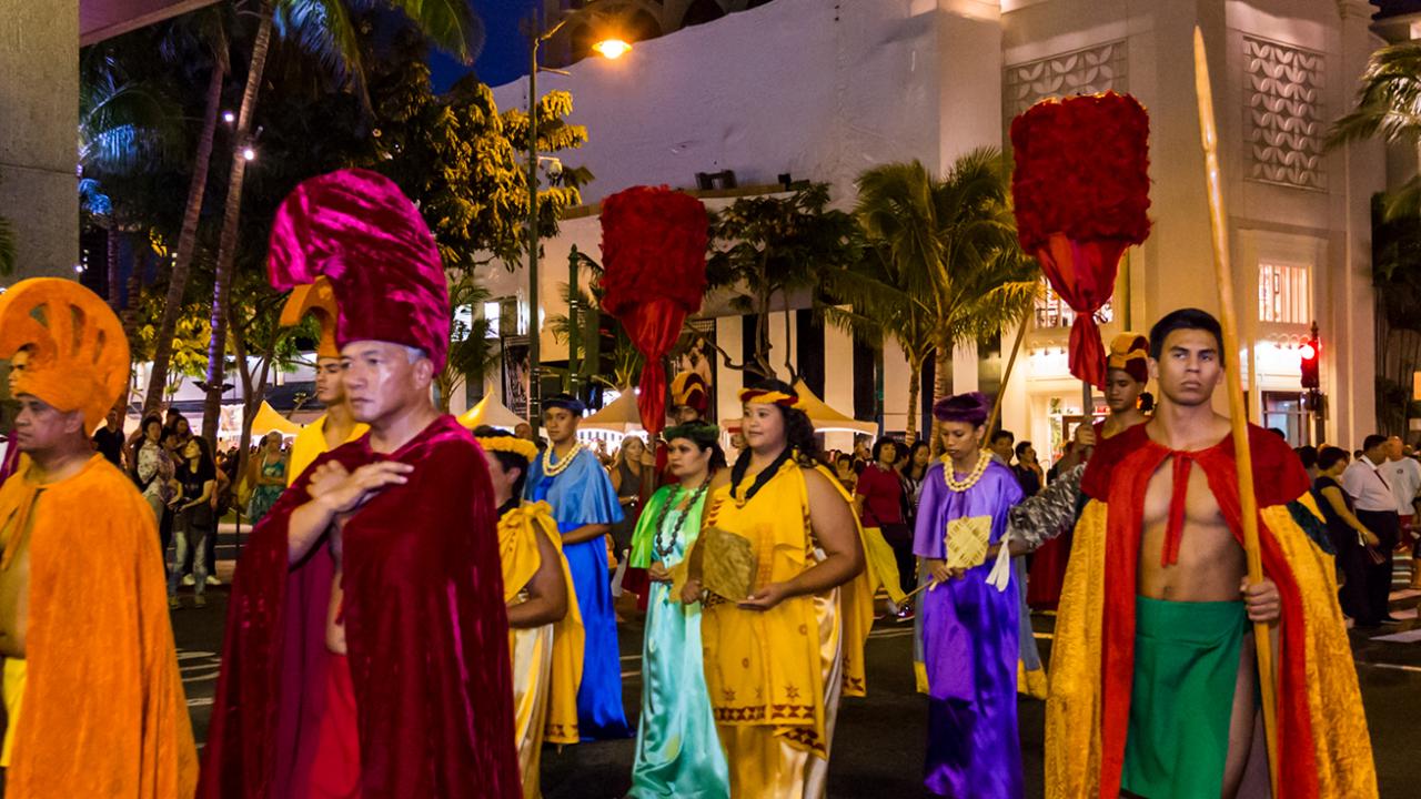 Events parade in Oahu