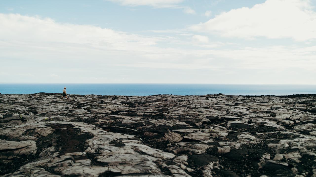 Lava fields of Hawaii Volcanoes National Park
