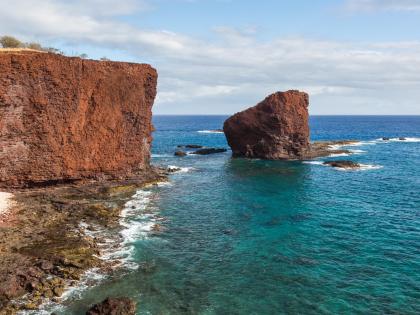 Puu Pehe (Sweetheart Rock) Lanai, Hawaii