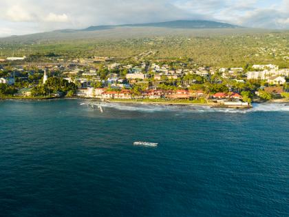 Aerial of Kailua-Kona