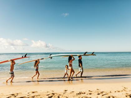 Family Surfing