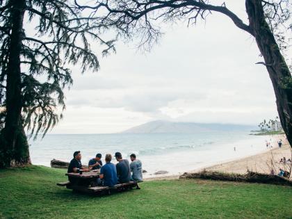 Chef Isaac spends time with friends at beach park 