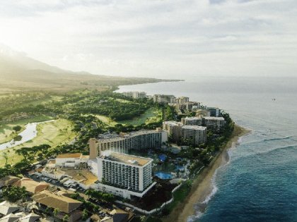 Hotel on the coastline